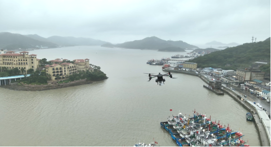 FIRST! Hydrogen drone delivers across islands